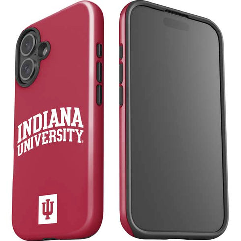 Indiana University Hoosiers iPhone 16 Plus Impact Case
